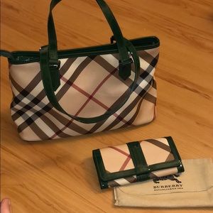 Burberry Bag and Wallet